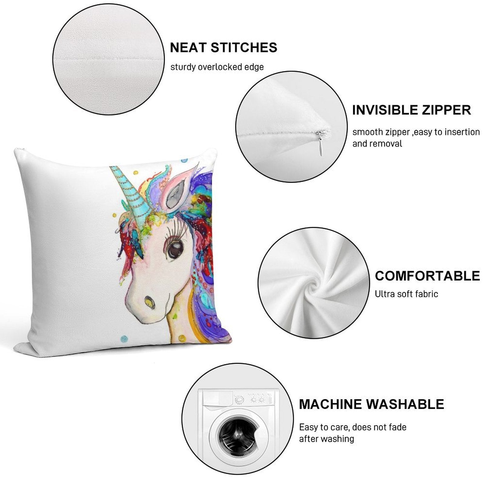 Scotty Soft Durable Construction Throw Pillow