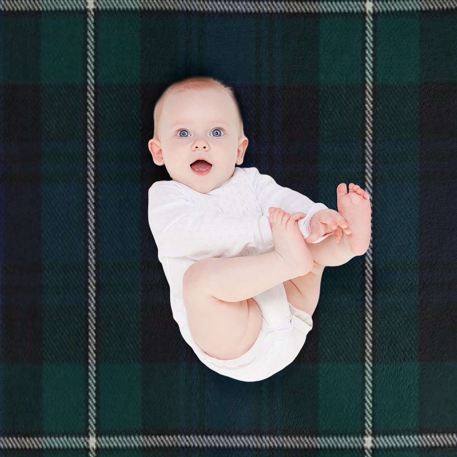 Forbes Scottish Tartan Sustainable Throw Blanket