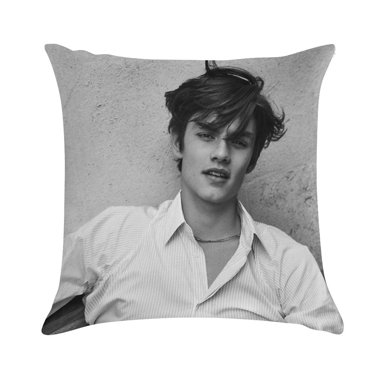 Louis Partridge Gift Soft Skin-Friendly Throw Pillow