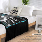 A-ha - Retro Eco-conscious Throw Blanket