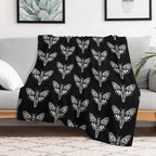 Death's Head Moth Versatility Throw Blanket