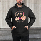 Womens I&#39;m 39 Plus 1 Funny 40th Birthday Pilling-Resistant Hoodie