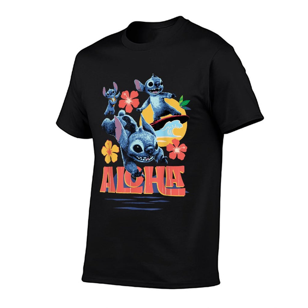 Disney Lilo  Stitch Live-Action Movie Tropical Aloha Stitch  Odor-resistant T-Shirt