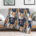 Dalida Collage Multi-functional Throw Blanket