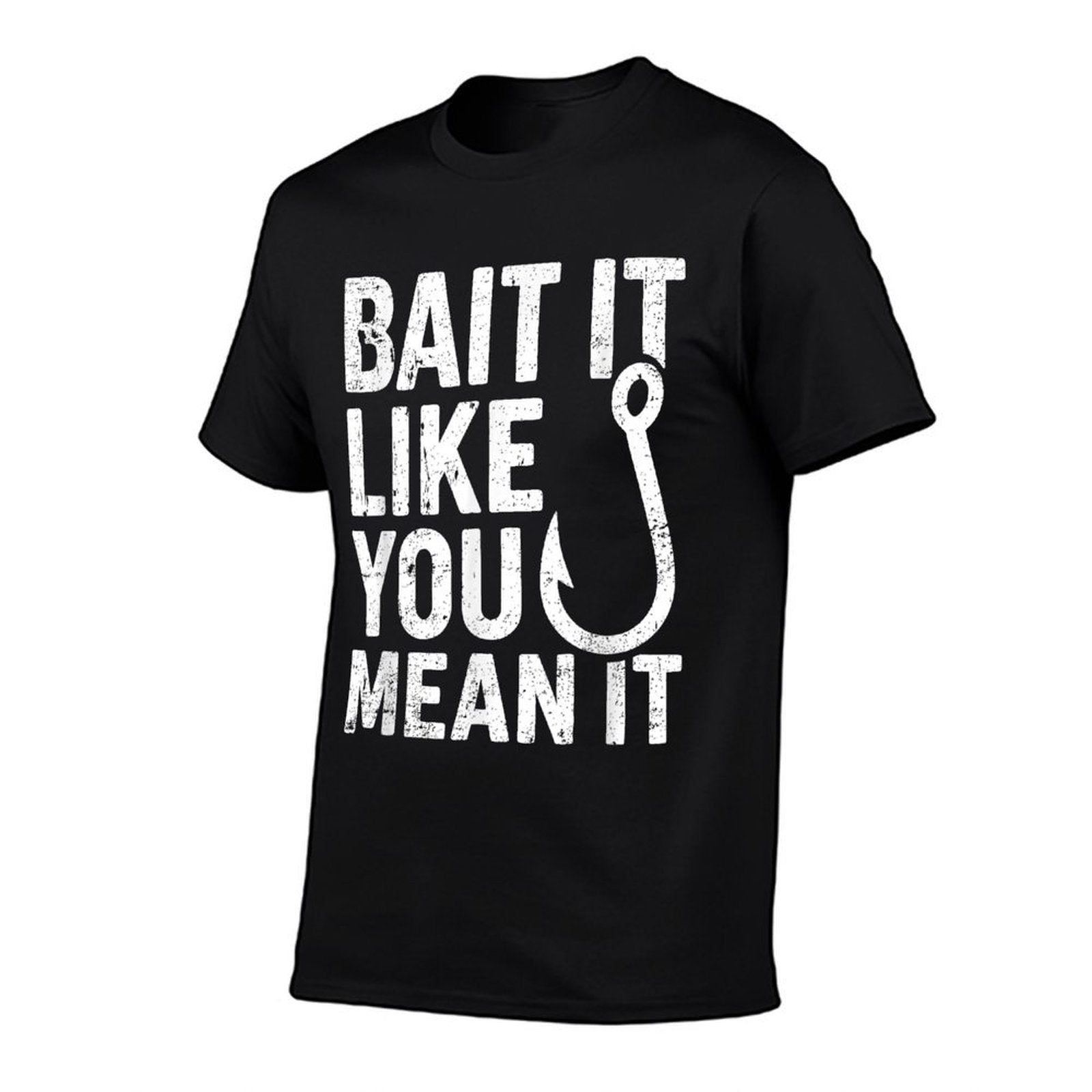 Mens Funny Fishing, Fisherman, Anglers  Moisture-wicking T-Shirt