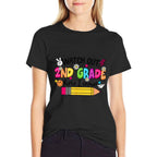 Watch Out Second Grade Here I Come 2nd Grade Back To School  Heathered Texture T-Shirt