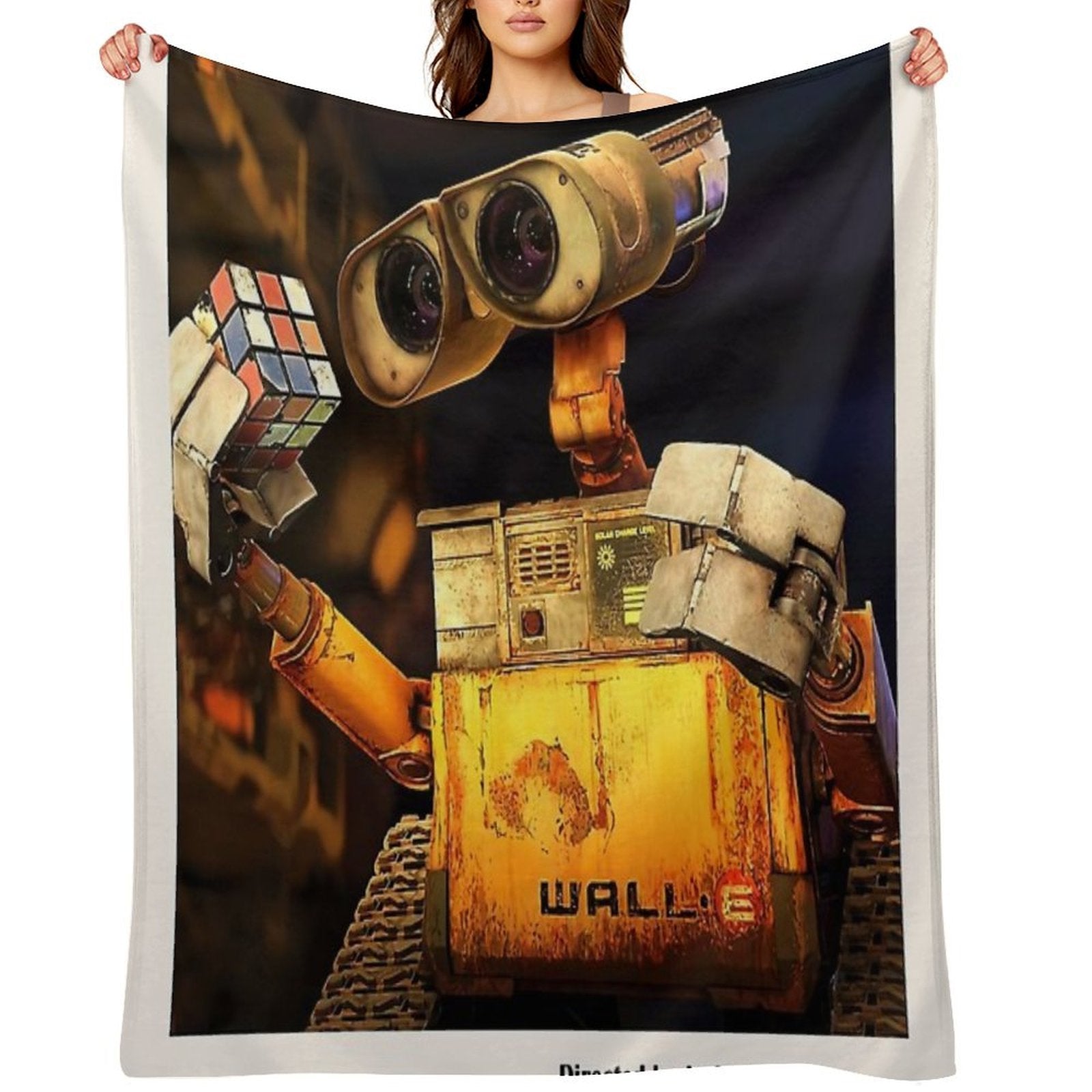 Cartoon Animation Wall E Quick-dry Throw Blanket