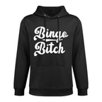 Womens Bingo Bitch Gift for Hip Sassy Bingo Player Saying Meme Cotton-Polyester Blend Hoodie
