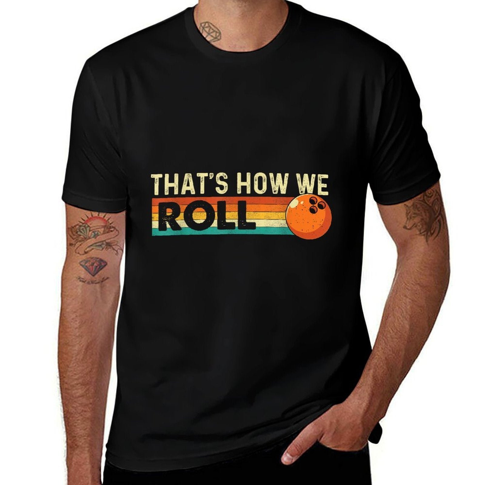 Thats How We Roll - Bowling Bowler  Easy-care T-Shirt