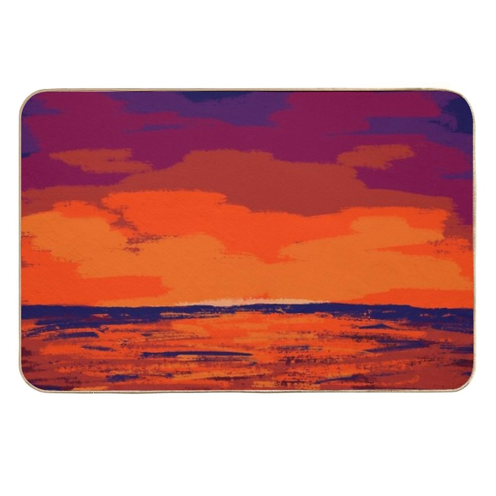 Ocean Sunset  Eco-Friendly Bath Mat