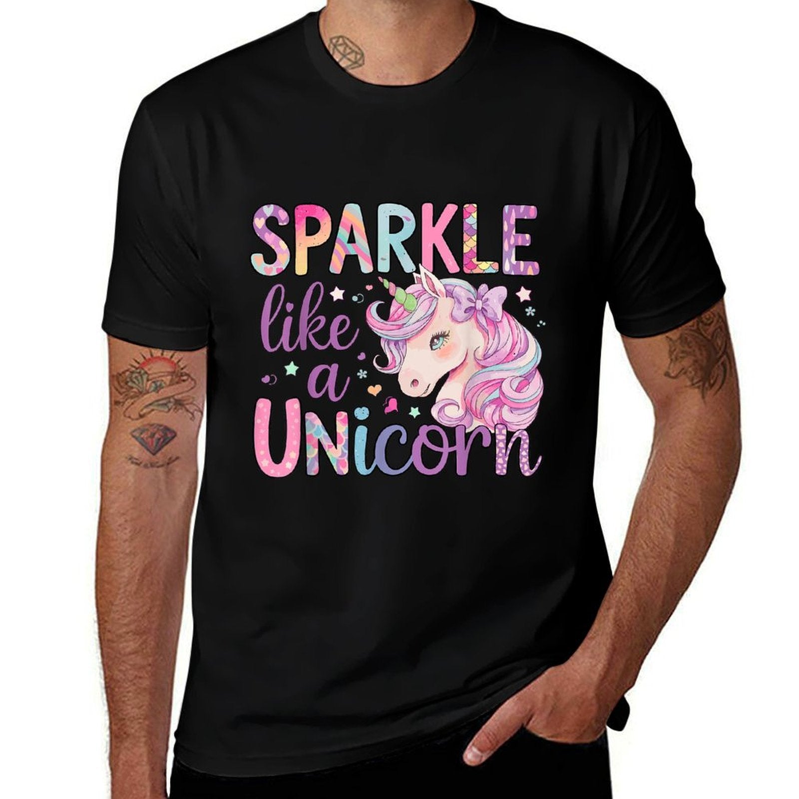 Sparkle Like A Unicorn  Vintage-inspired T-Shirt