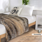 Tabby Cat Fur Multi-functional Throw Blanket