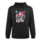 Basketball Bball Birthday Girl Female Birthday Girl Shape Retention Hoodie