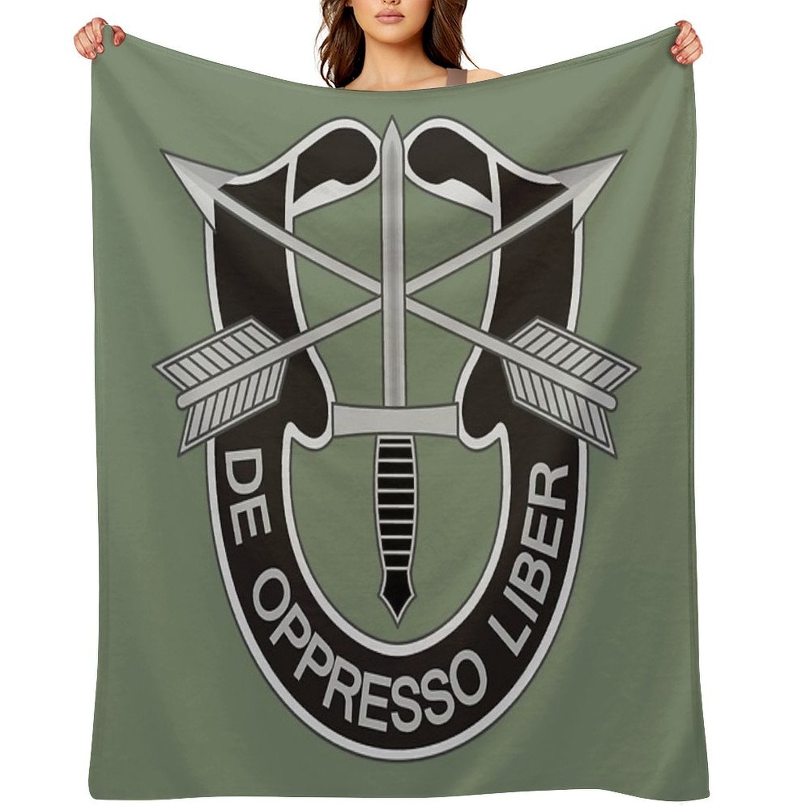 Special Forces - Insignia (United States Army) Quick-dry Throw Blanket