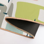 Retro Mid Century Modern Abstract Pattern 160  Slip-Resistant Bath Mat