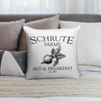 Schrute Farms Funny Office Soft Style Accent Throw Pillow