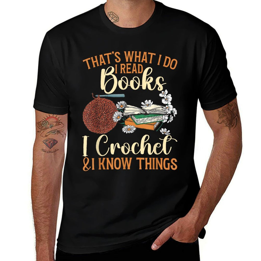 Crocheting Reading Books Crocheter Crochet  Classic T-Shirt