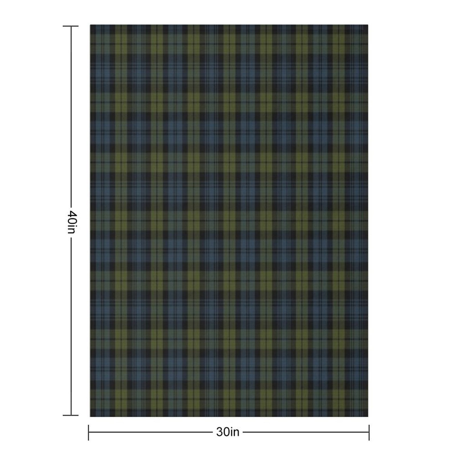 Campbell Clan Tartan (High Res) Comfort Throw Blanket