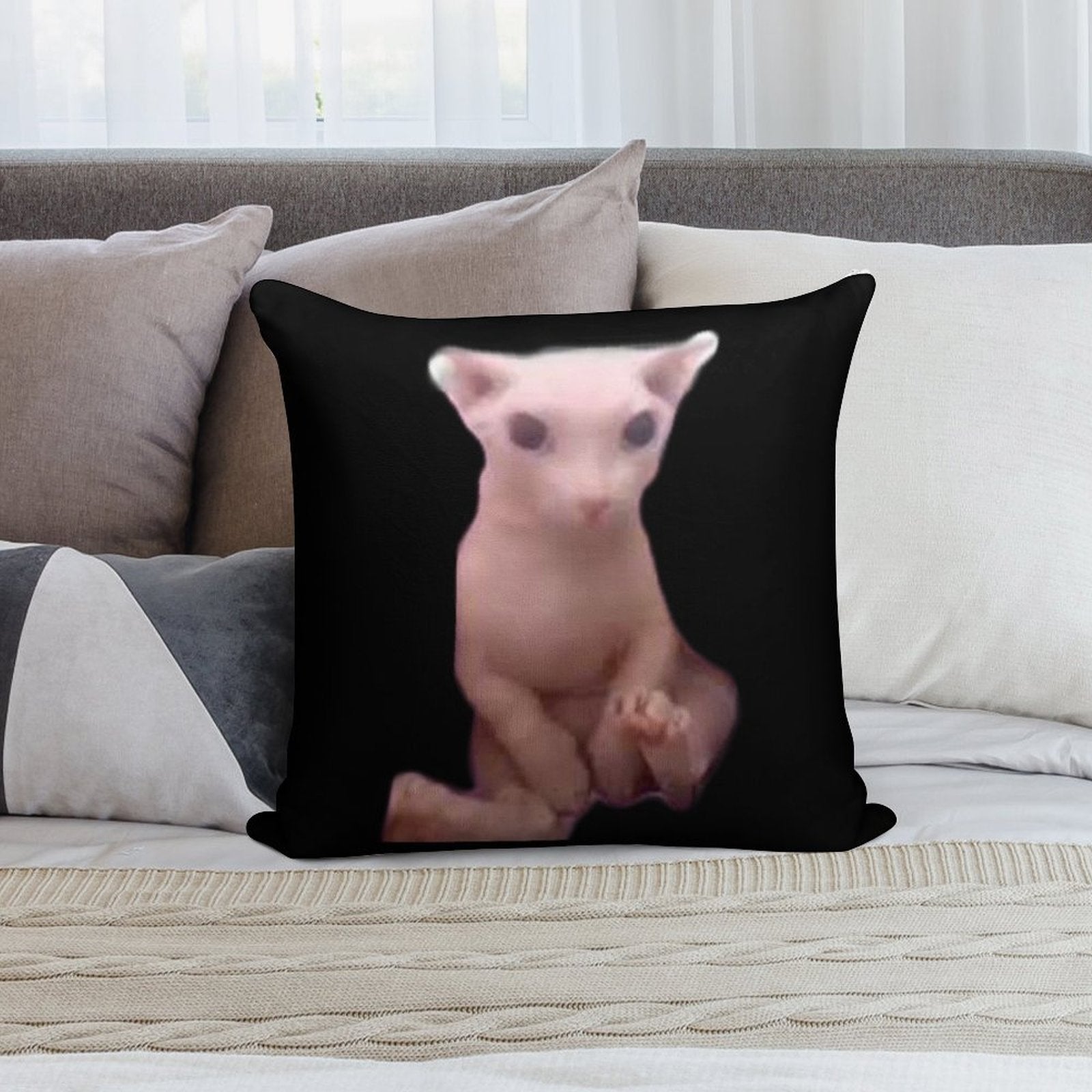 Bingus Soft Home Decor Throw Pillow