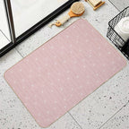 Swan River [pink]  Long-Lasting Bath Mat