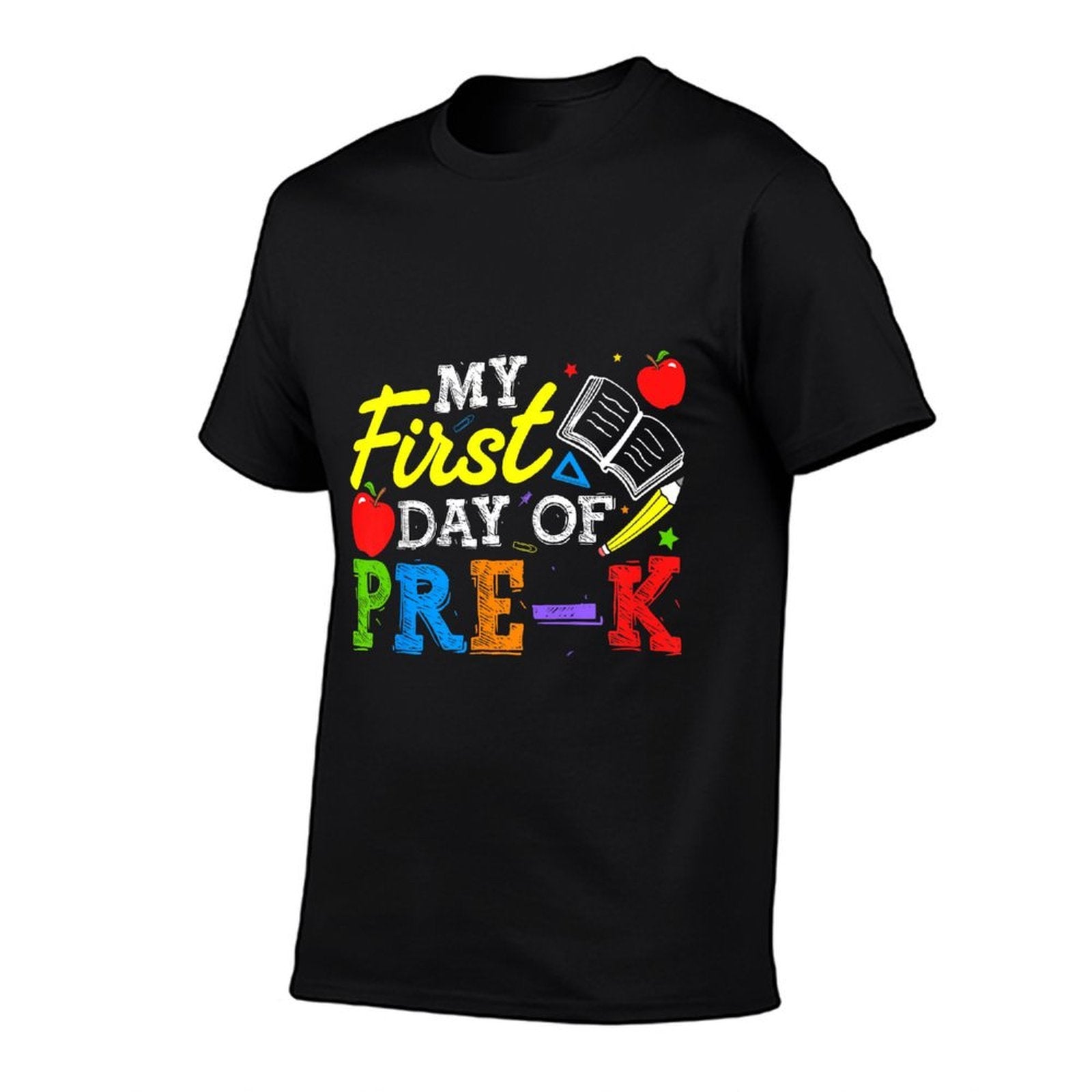 Kids First Day Of Pre-K  Fade-proof Color T-Shirt