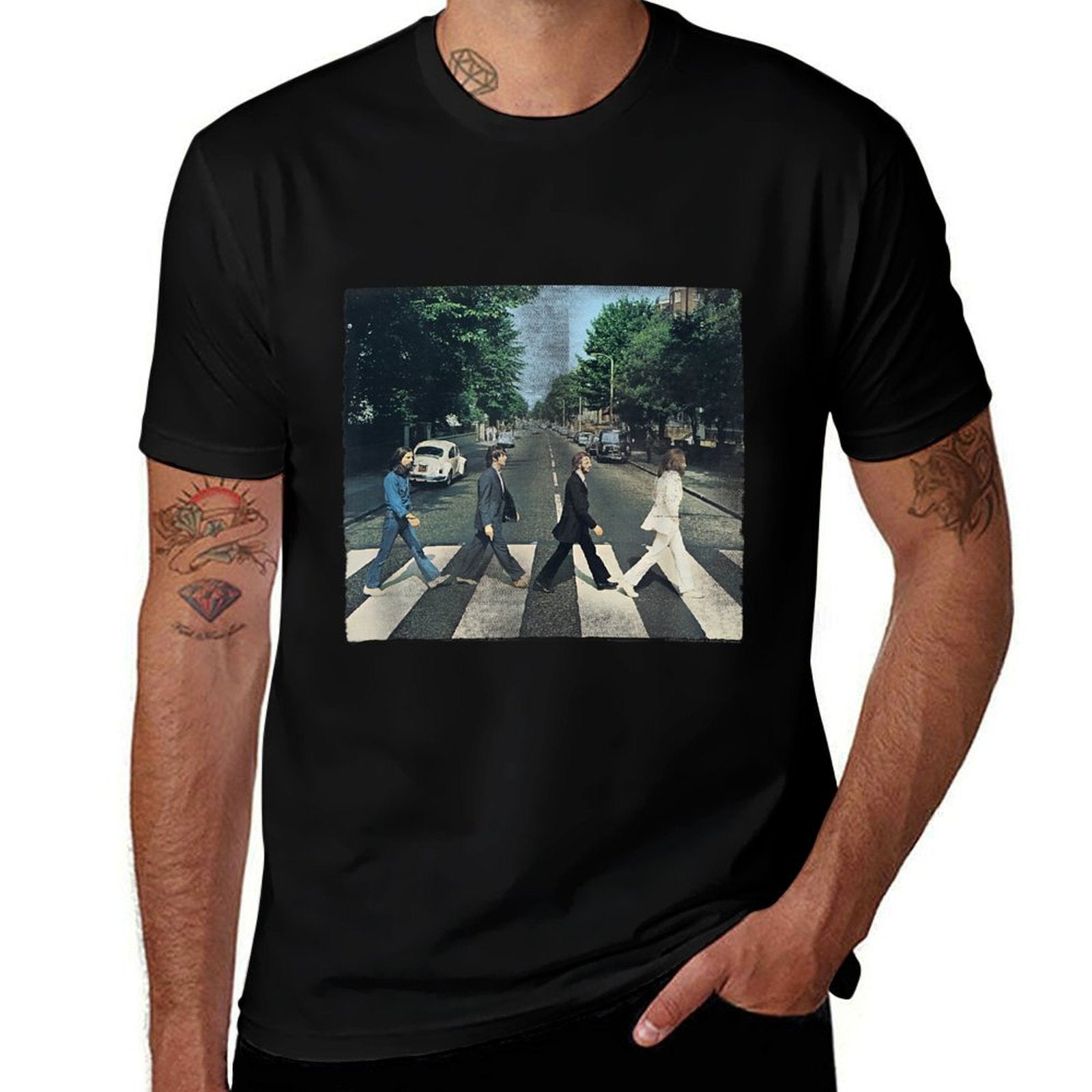 The Beatles - Crossing Abbey Road  Soft T-Shirt