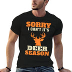 Funny Deer Hunting Saying Joke  Tagless Design T-Shirt