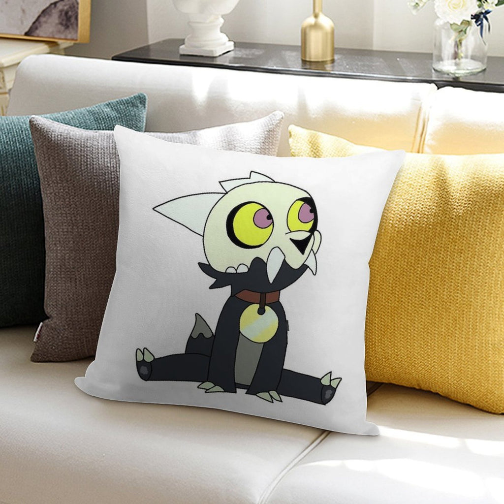 Sitting King The Owl House Soft High-Density Material Throw Pillow