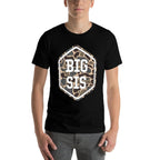 Big Sister Boy Toddler Big Sis Announcement Camo  Lightweight T-Shirt