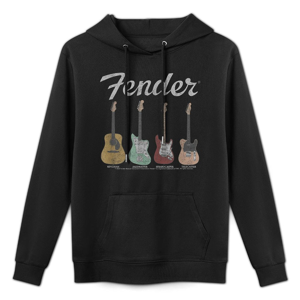 Fender Vintage Guitar Lineup Layering Staple Hoodie