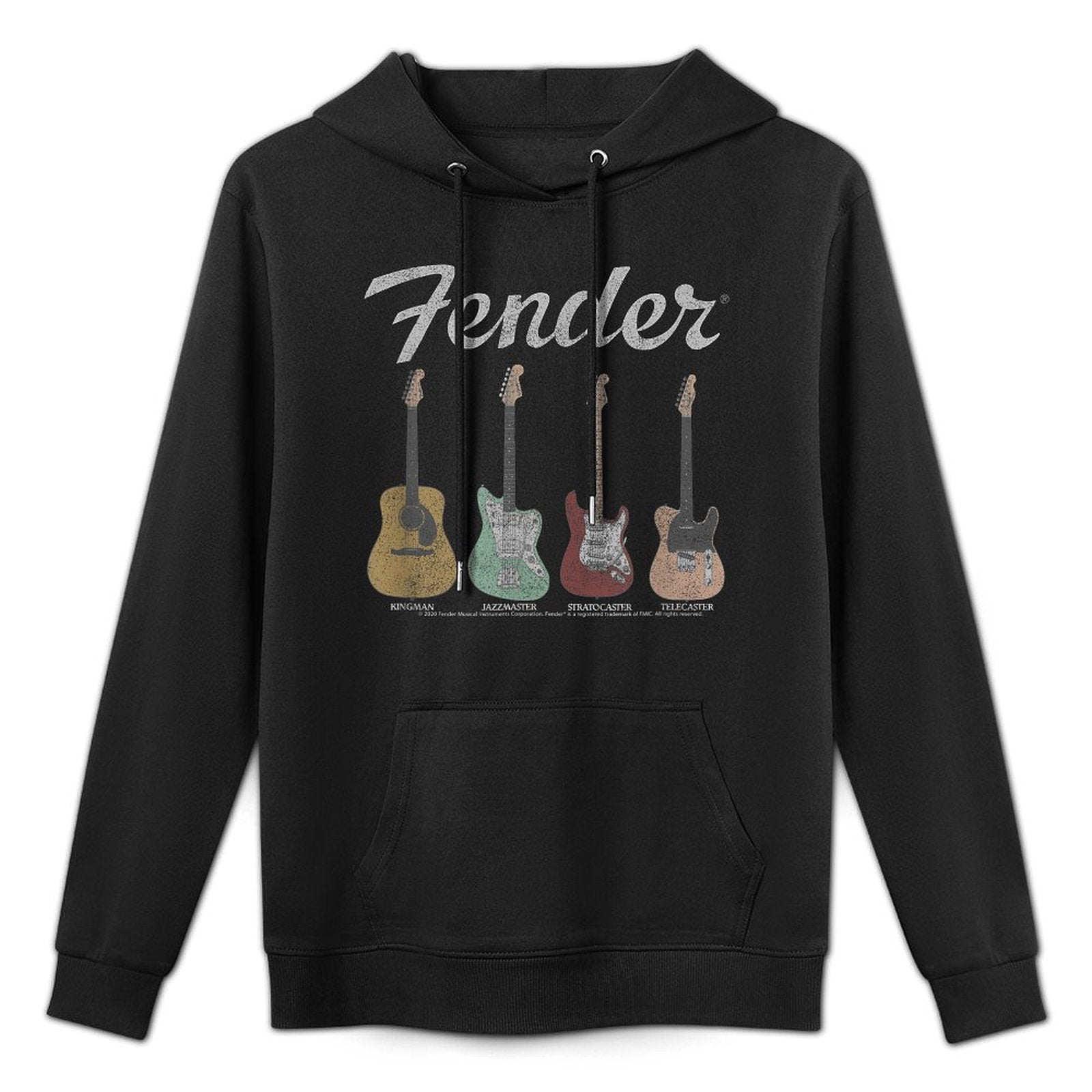 Fender Vintage Guitar Lineup Layering Staple Hoodie