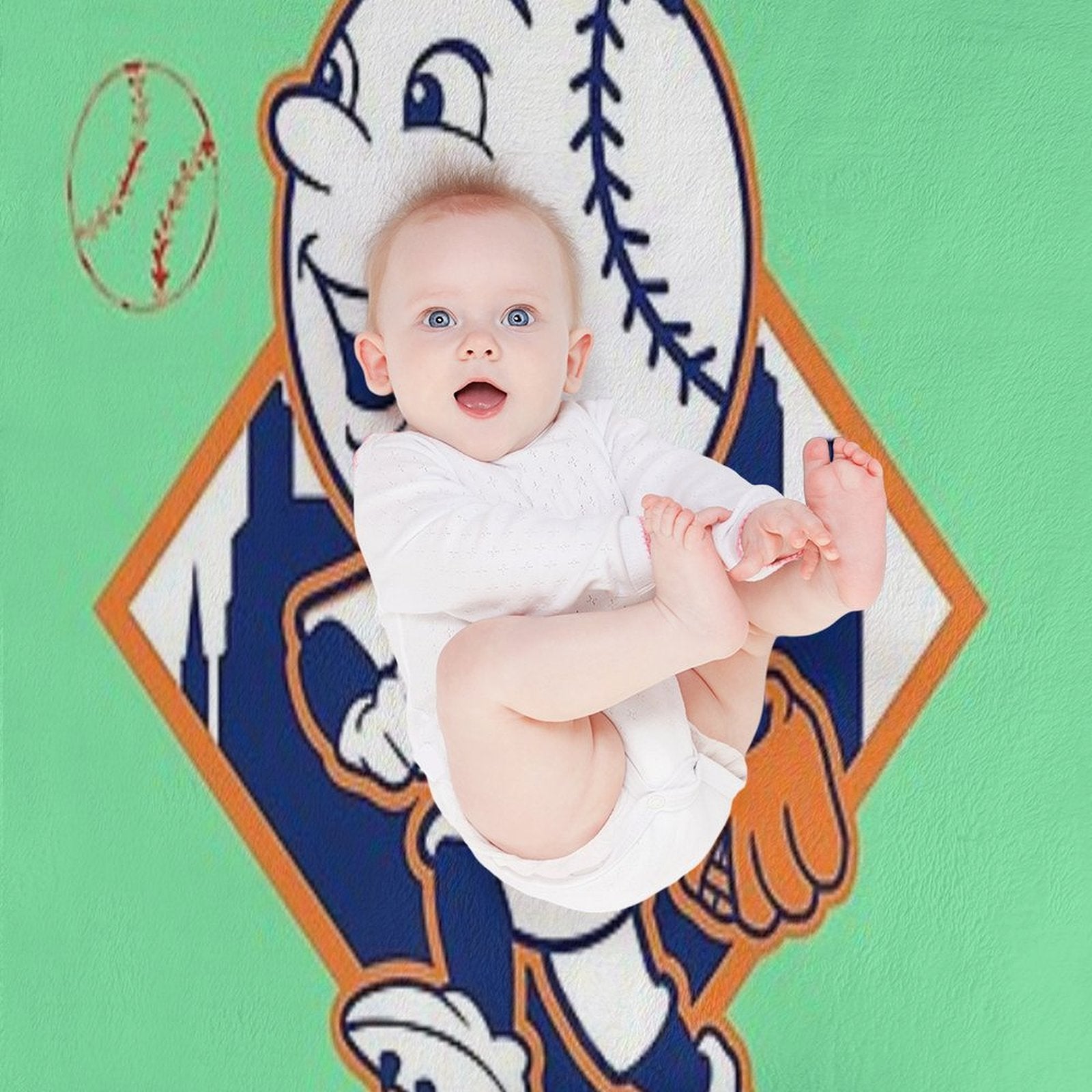 To Fans of The American Baseball Game 2010 Sustainable Throw Blanket