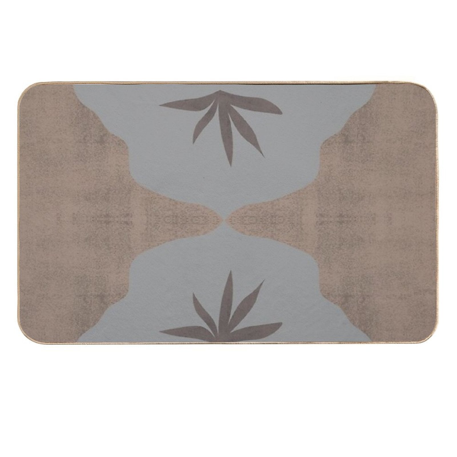 Modern, Neutral, Abstract, Simple Minimal Contemporary Home Decor Durable Bath Mat