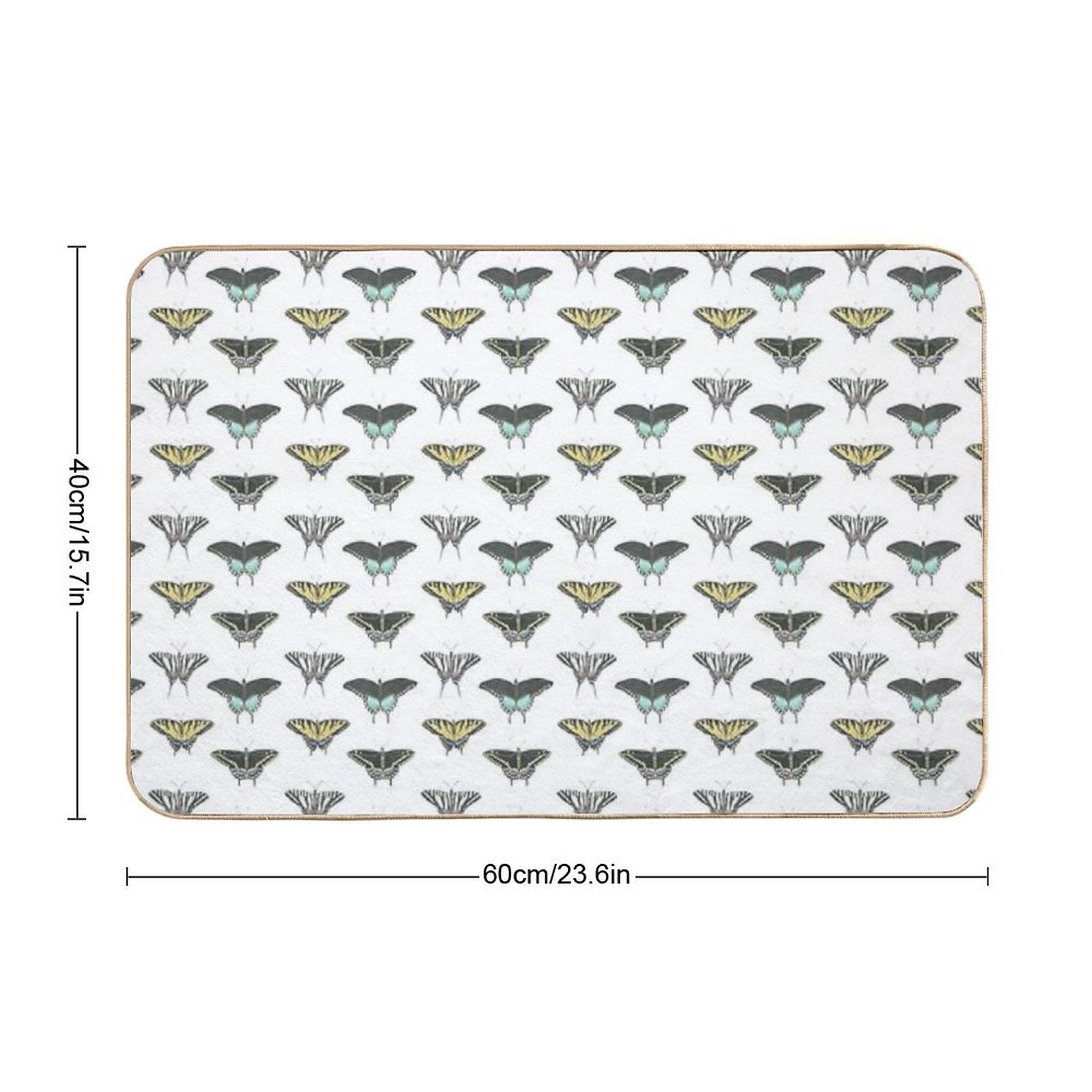 Swallowtail Butterflies of New York State  Odorless Bath Mat