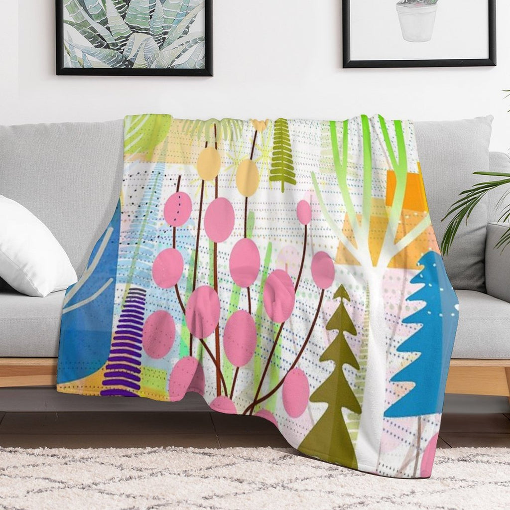 Fresh Day Travel-friendly Throw Blanket