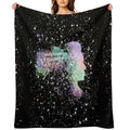 If You Love Me Rainbow Splatter Paint Versatility Throw Blanket