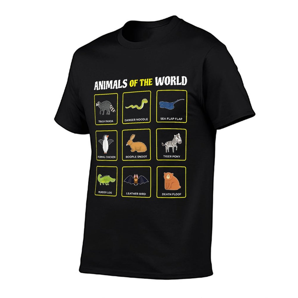 Animals Of The World Funny Rare Animals Memes  Fade-proof Color T-Shirt
