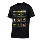 Animals Of The World Funny Rare Animals Memes  Fade-proof Color T-Shirt