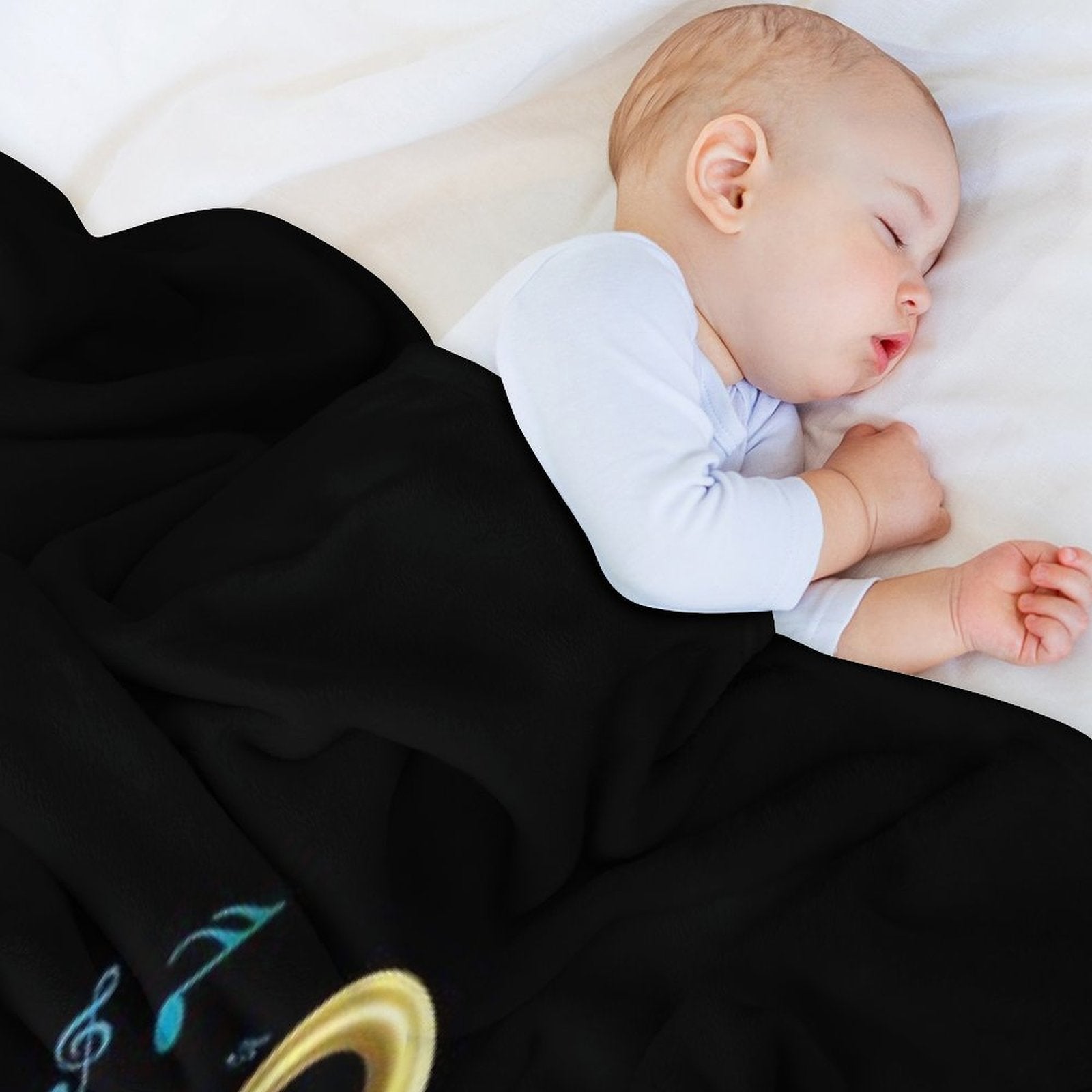 Flutist Vintage Flute Plush Throw Blanket