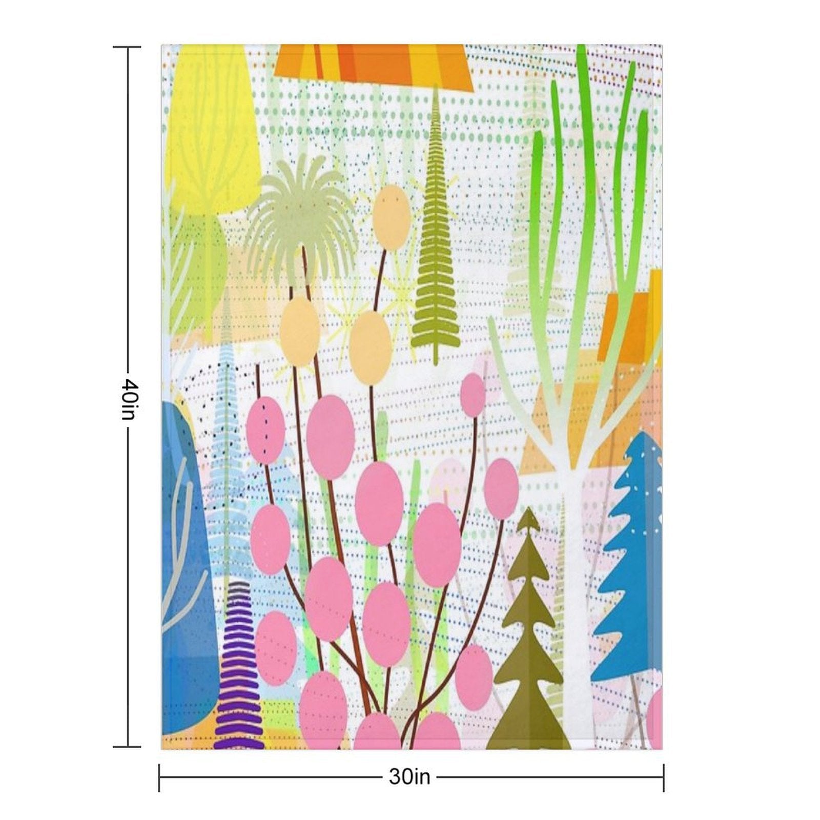 Fresh Day Travel-friendly Throw Blanket