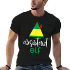 Assistant Elf Funny Christmas Secretary Work Group  Soft T-Shirt