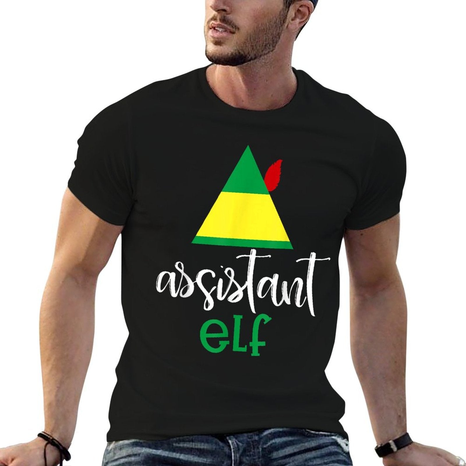 Assistant Elf Funny Christmas Secretary Work Group  Soft T-Shirt