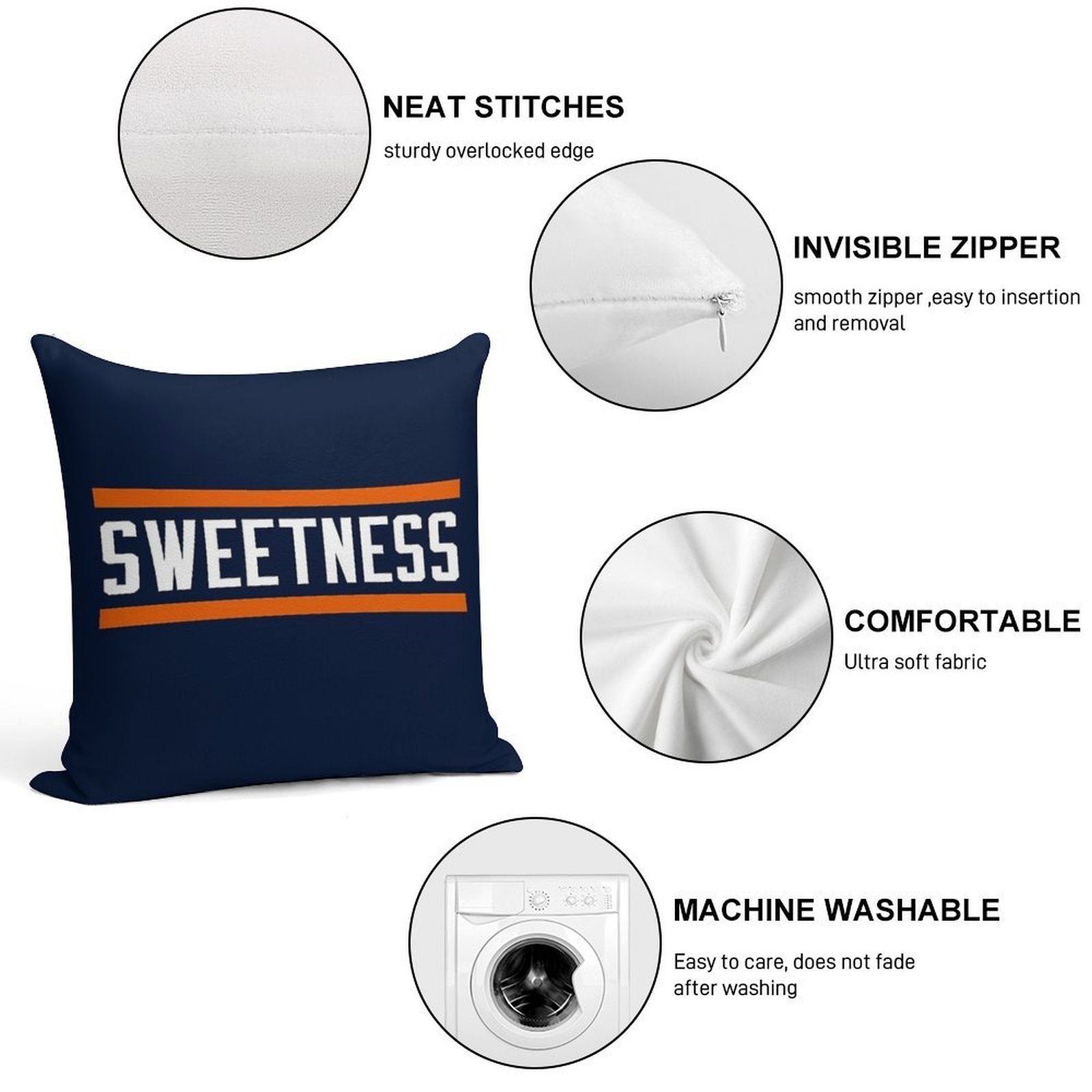 Sweetness Soft Gift Ready Throw Pillow