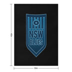 NSW State of Origin Machine-washable Throw Blanket