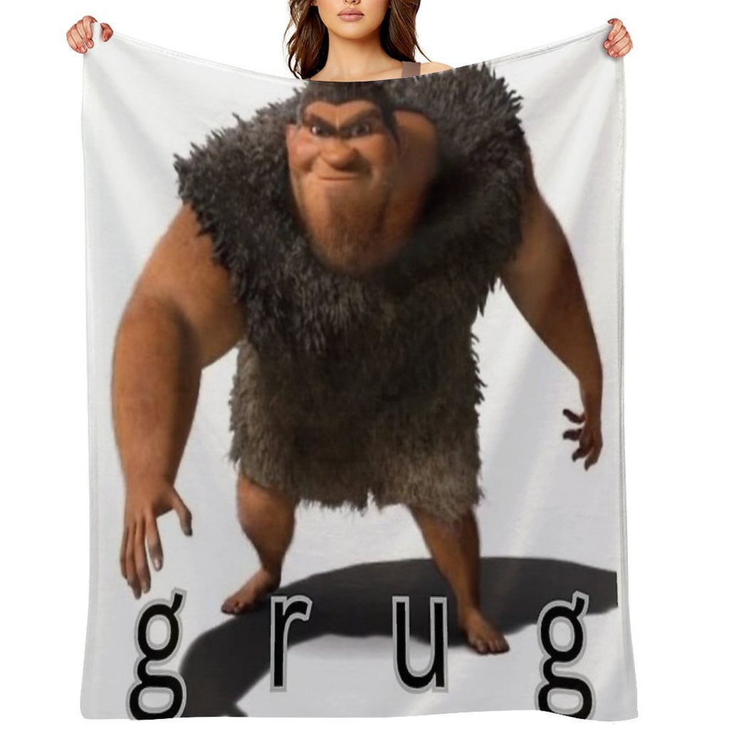 I Call It Grug Travel-friendly Throw Blanket