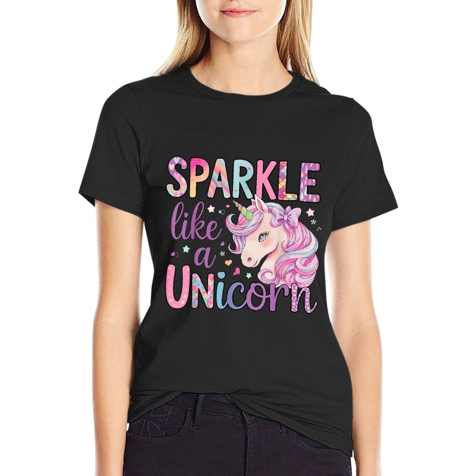 Sparkle Like A Unicorn  Vintage-inspired T-Shirt