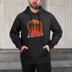 A Real Man Will Chase After You Halloween Horor Movie Retro Adjustable Hood Hoodie