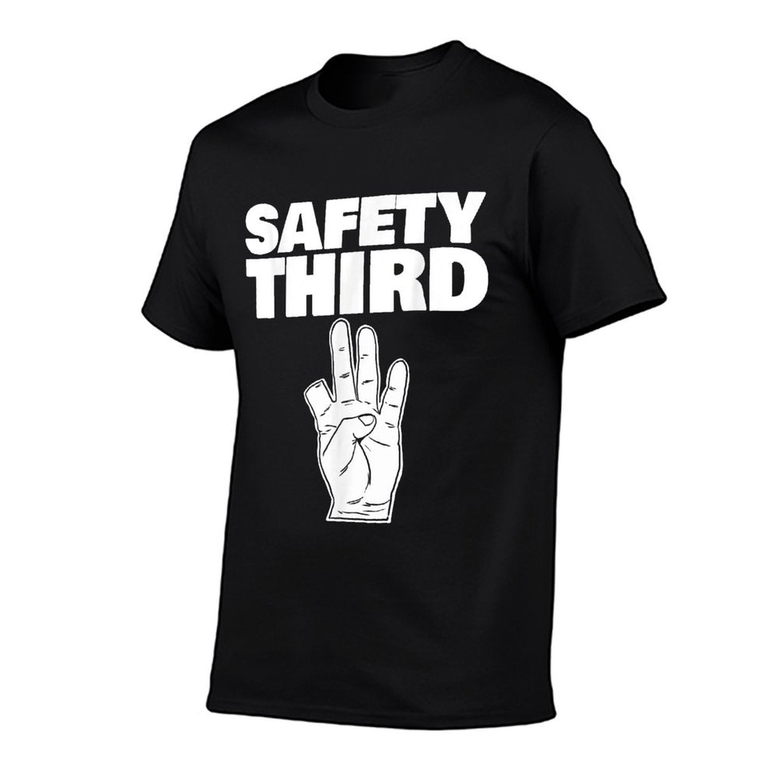 Safety Third Funny Missing Finger Safety Third  Durable T-Shirt