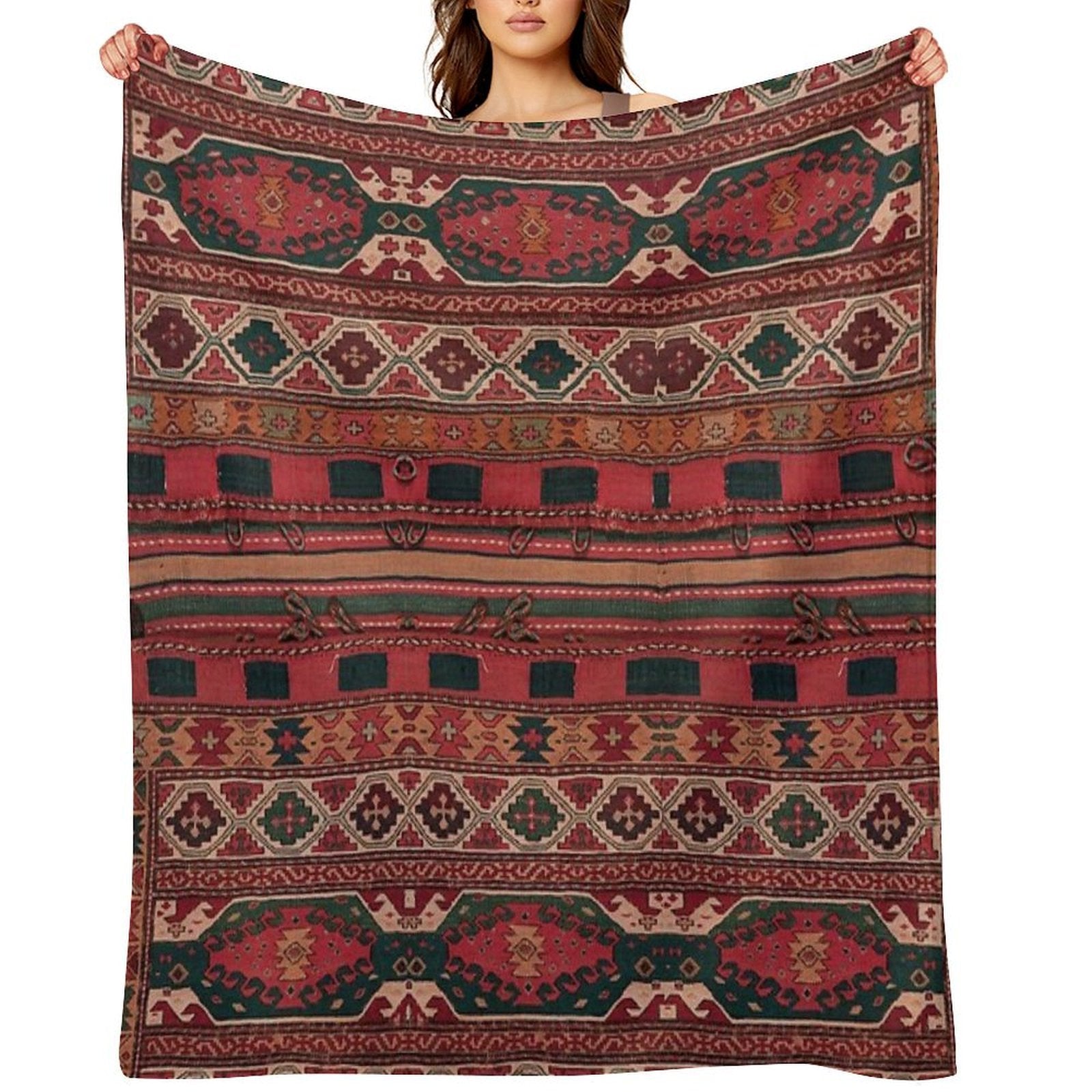 Heritage Moroccan Berber Style Design All-season Throw Blanket