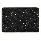 Black Universe  Fade-Resistant Bath Mat